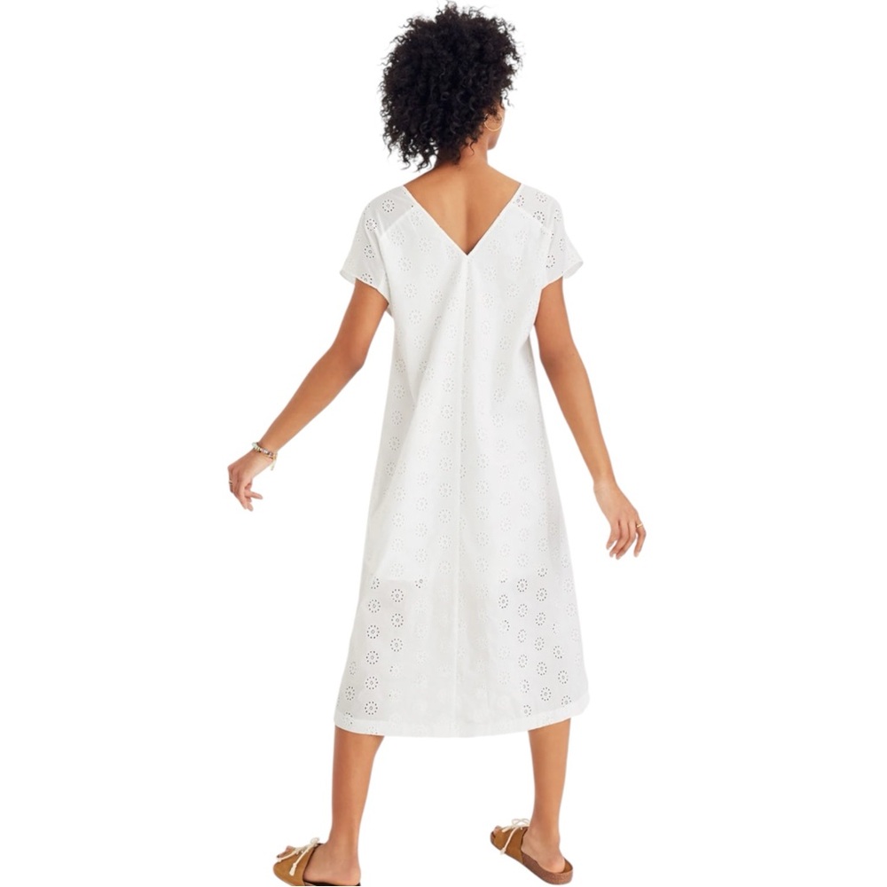 MADEWELL White Eyelet Midi Dress Size XS -- Still on the website - Picture 4 of 8